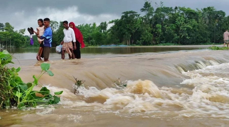 সিলেটে সব নদীর পানি বিপৎসীমার ওপরে